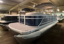 2025 Godfrey EX2286SBX Triple Pontoon Boat- Navy/Silver